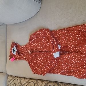 Cat and Jack Reindeer Onesie Pajamas